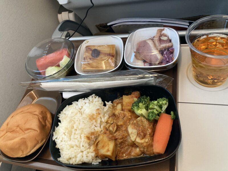 スターラックス航空　機内食　エコノミークラス